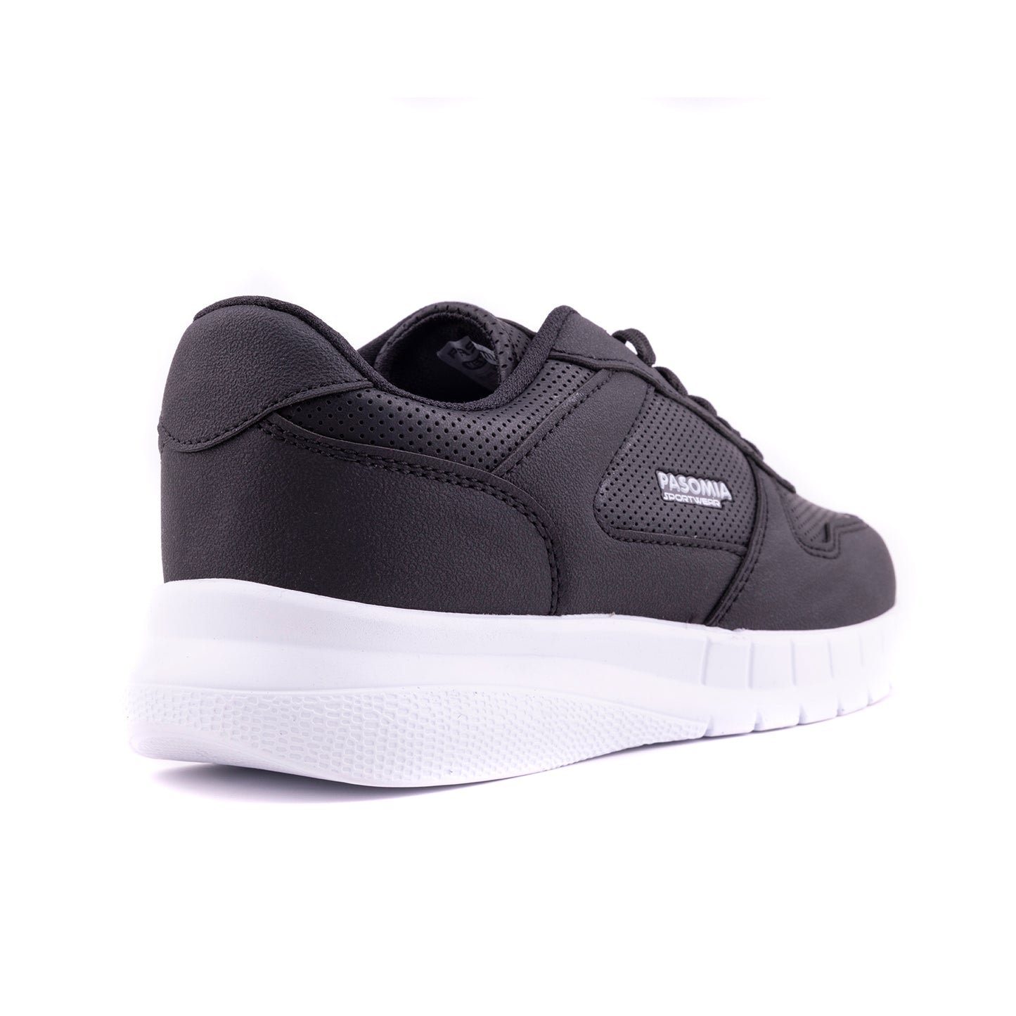 Pasomia 011 Women Sport Sneakers for walking, Black White