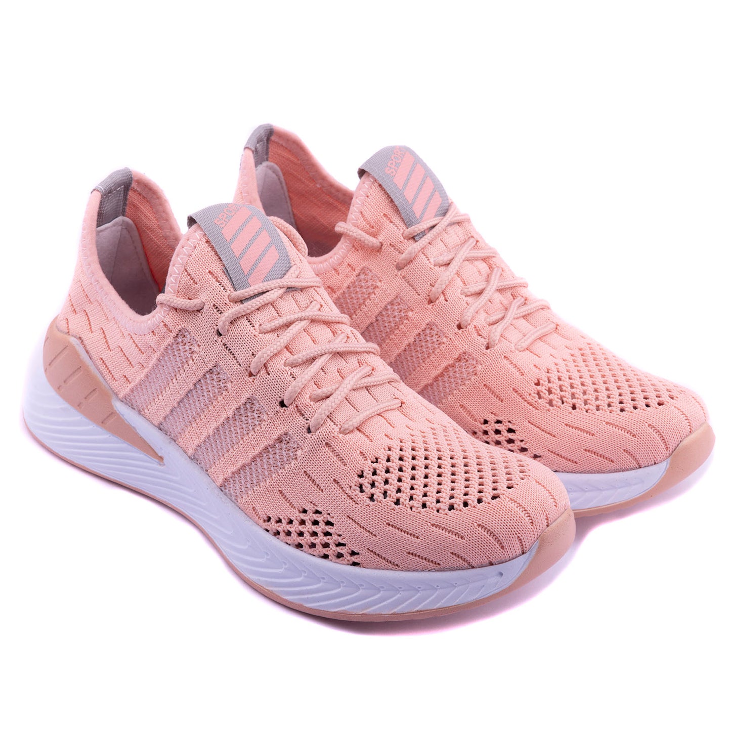 Women Walking Sport Shoes, Powder