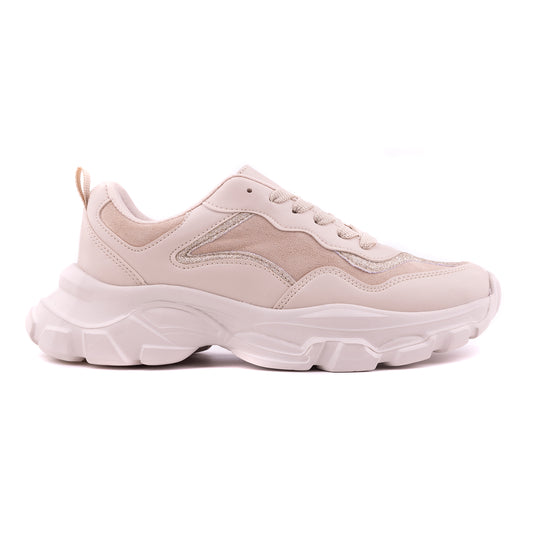 Pasomia 049 Women Sport Sneakers for walking, Beige