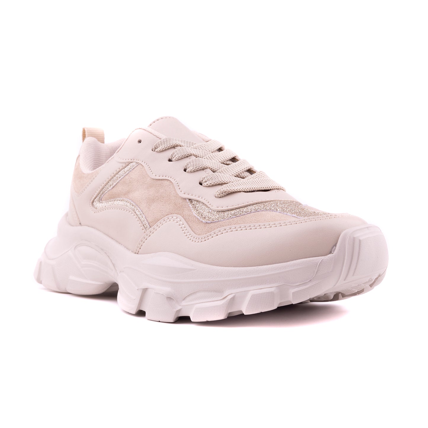 Pasomia 049 Women Sport Sneakers for walking, Beige