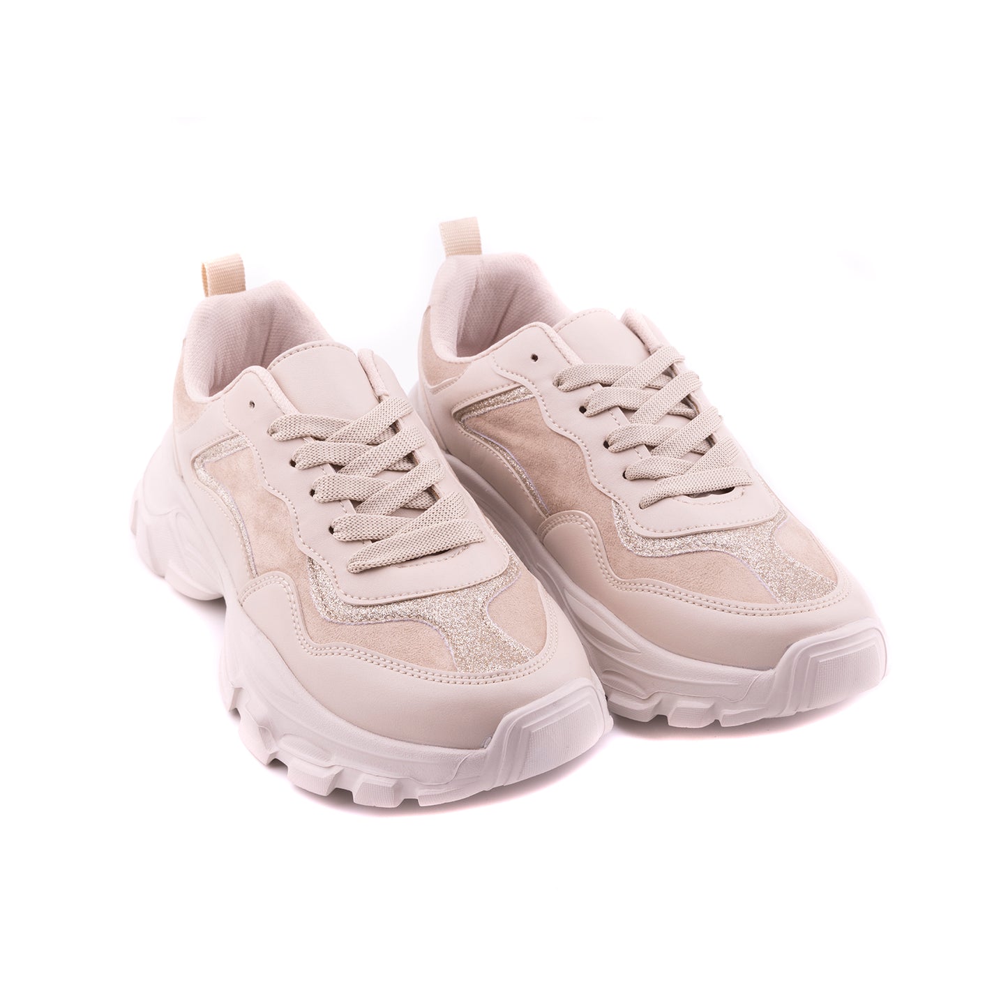 Pasomia 049 Women Sport Sneakers for walking, Beige