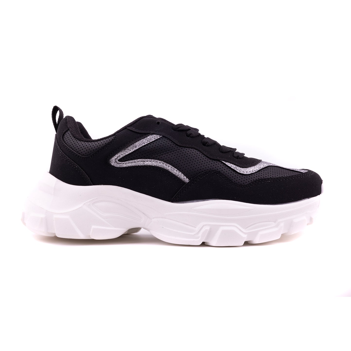 Pasomia 049 Women Sport Sneakers for walking, Black White