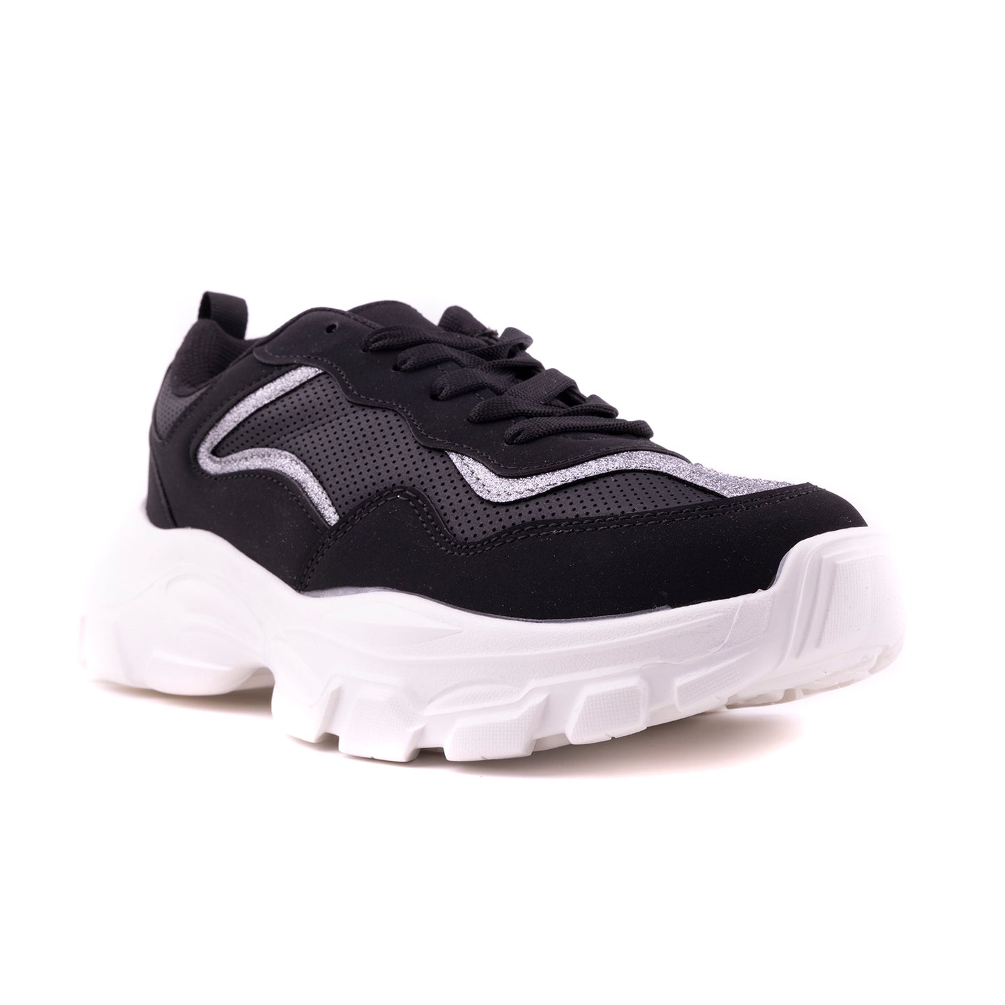 Pasomia 049 Women Sport Sneakers for walking, Black White