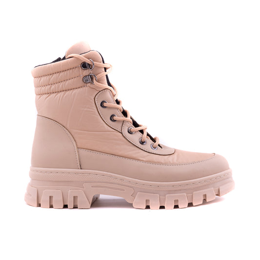 Women Winter Boots, Beige