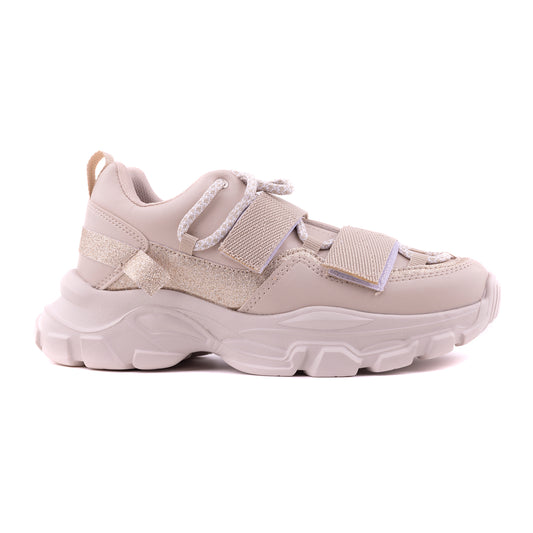 Pasomia 075 Women Sport Sneakers for walking, Beige