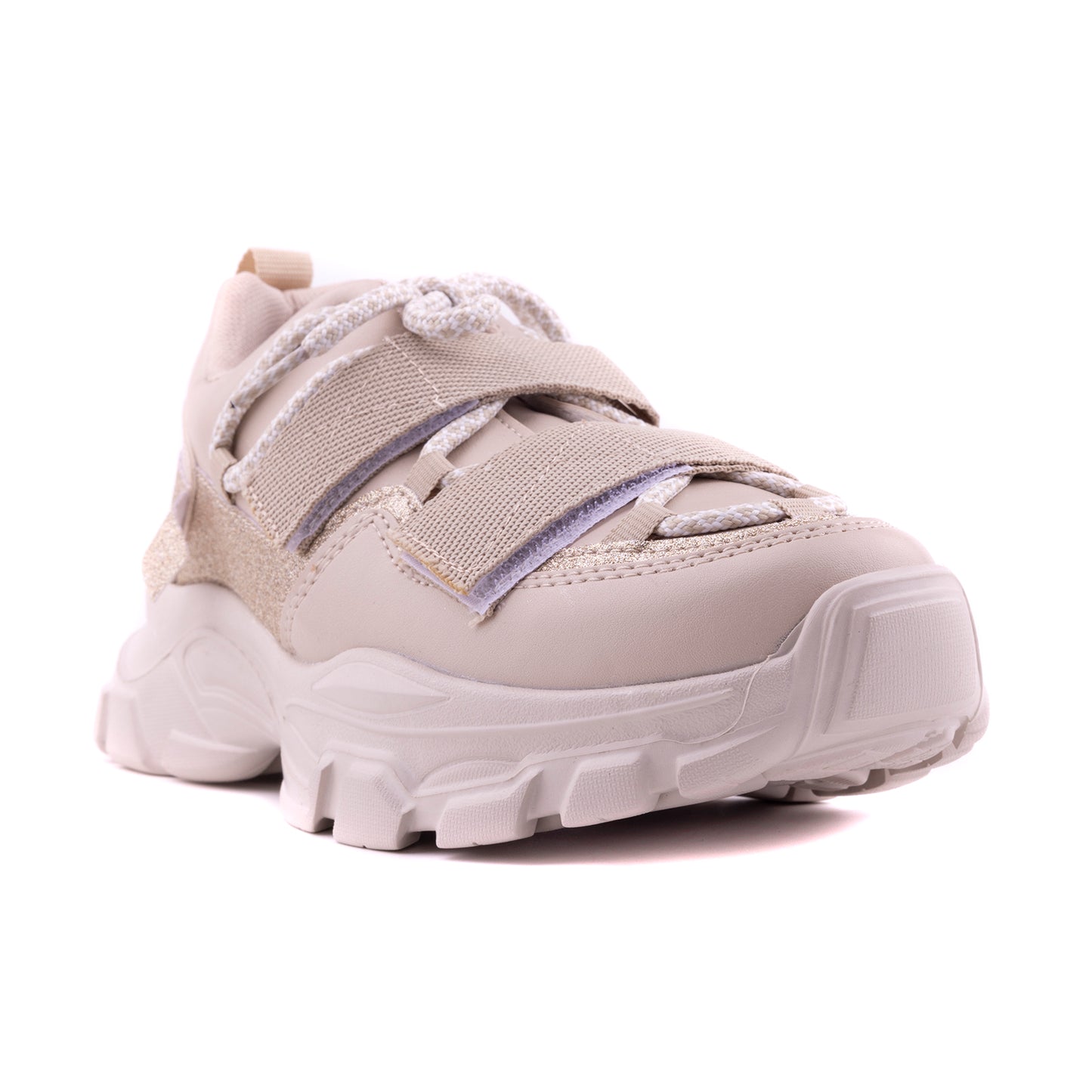 Pasomia 075 Women Sport Sneakers for walking, Beige