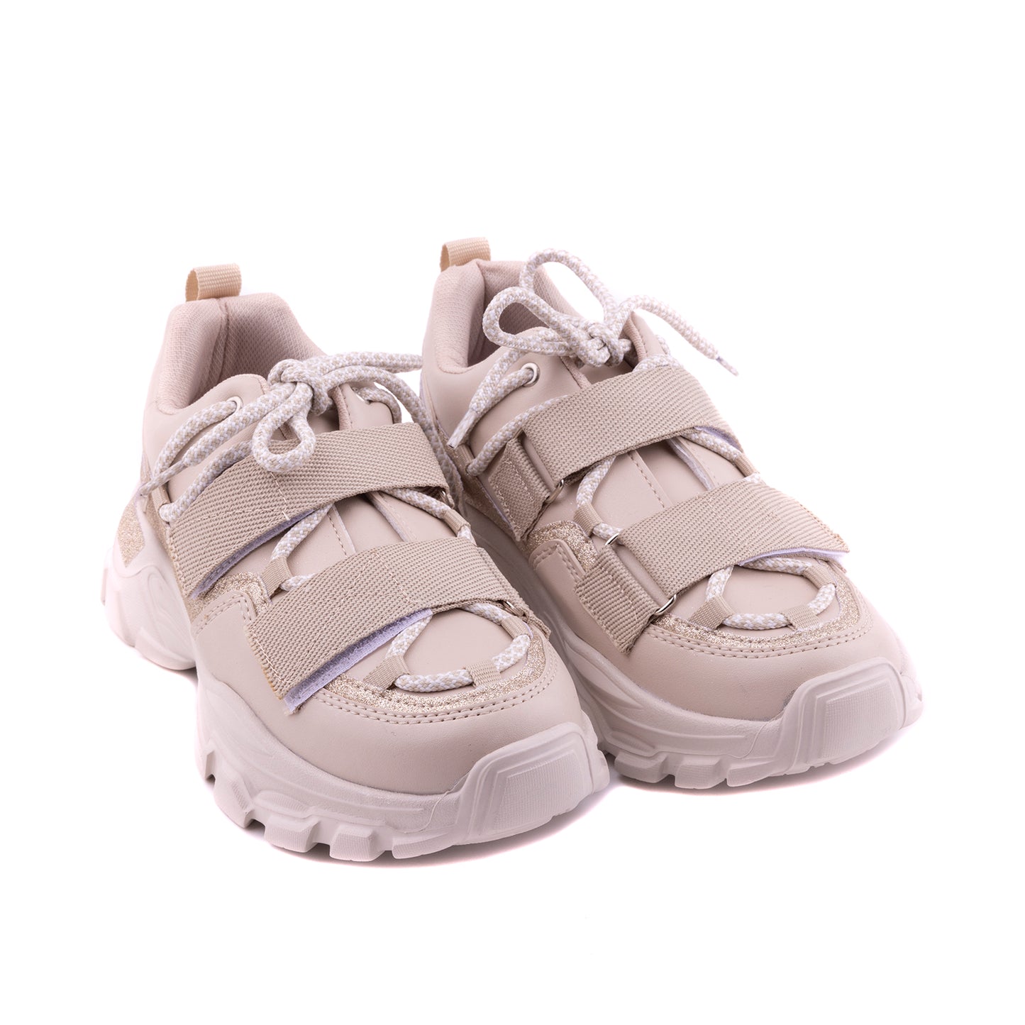 Pasomia 075 Women Sport Sneakers for walking, Beige