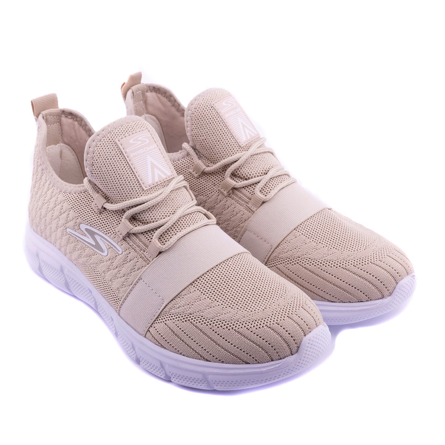 Pasomia Men Sport Sneakers, Beige