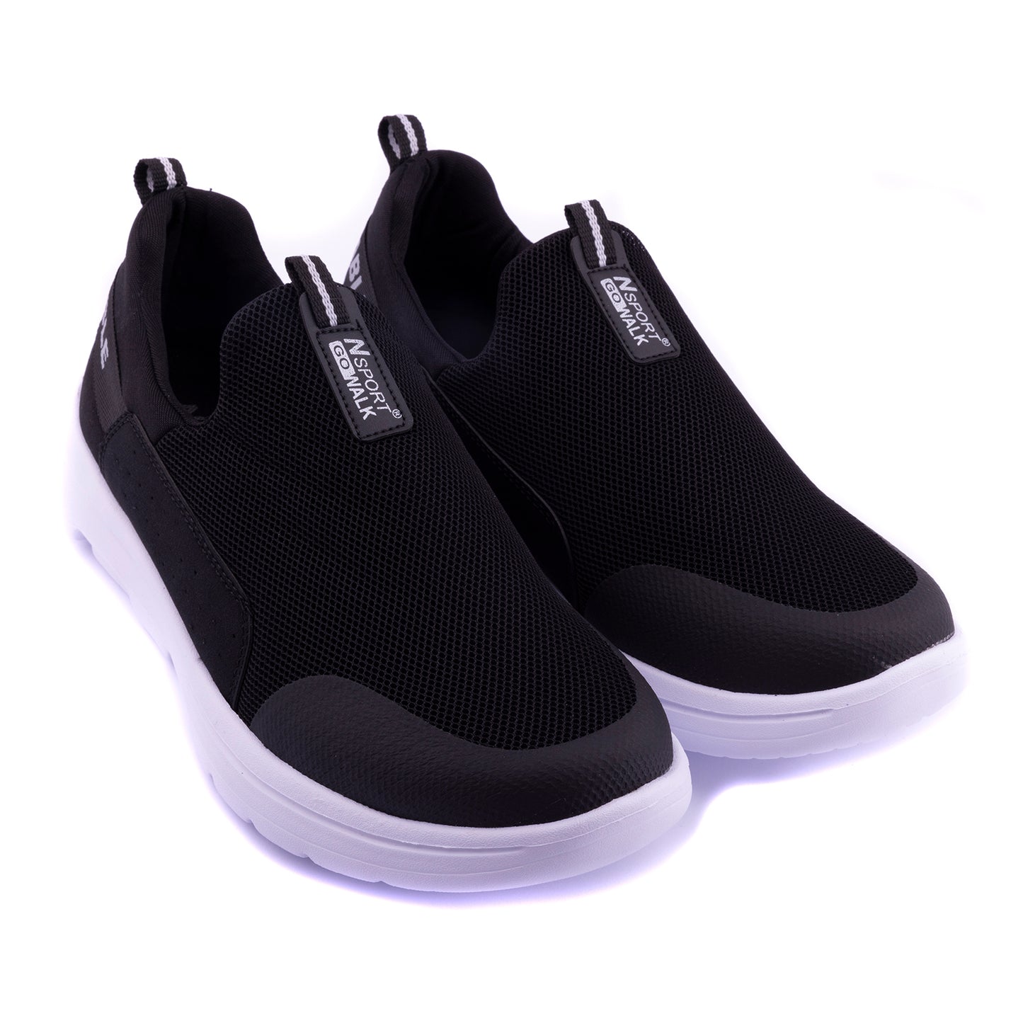 Men Walking Summer Shoes, Black