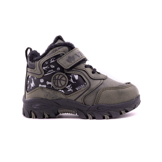 Kids Winter Boots, Green