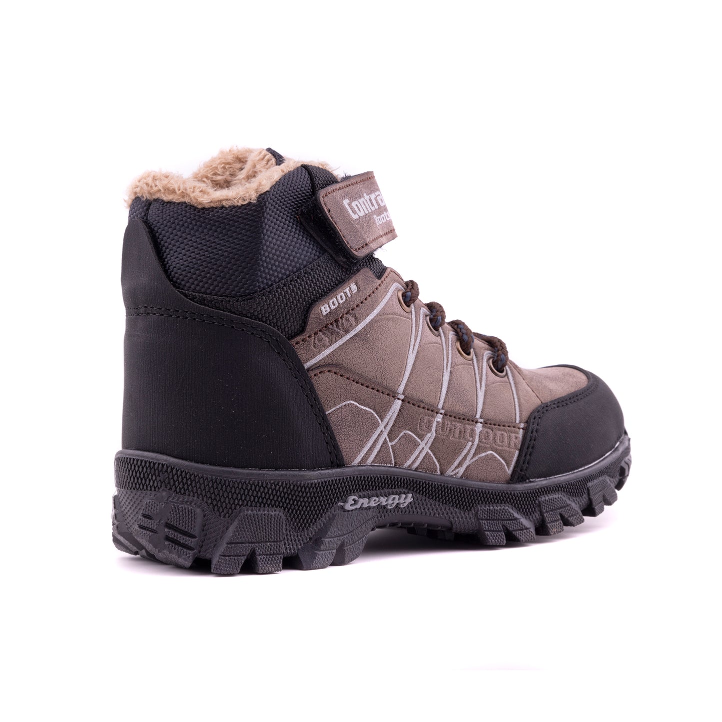 Kids Winter Boots, Brown