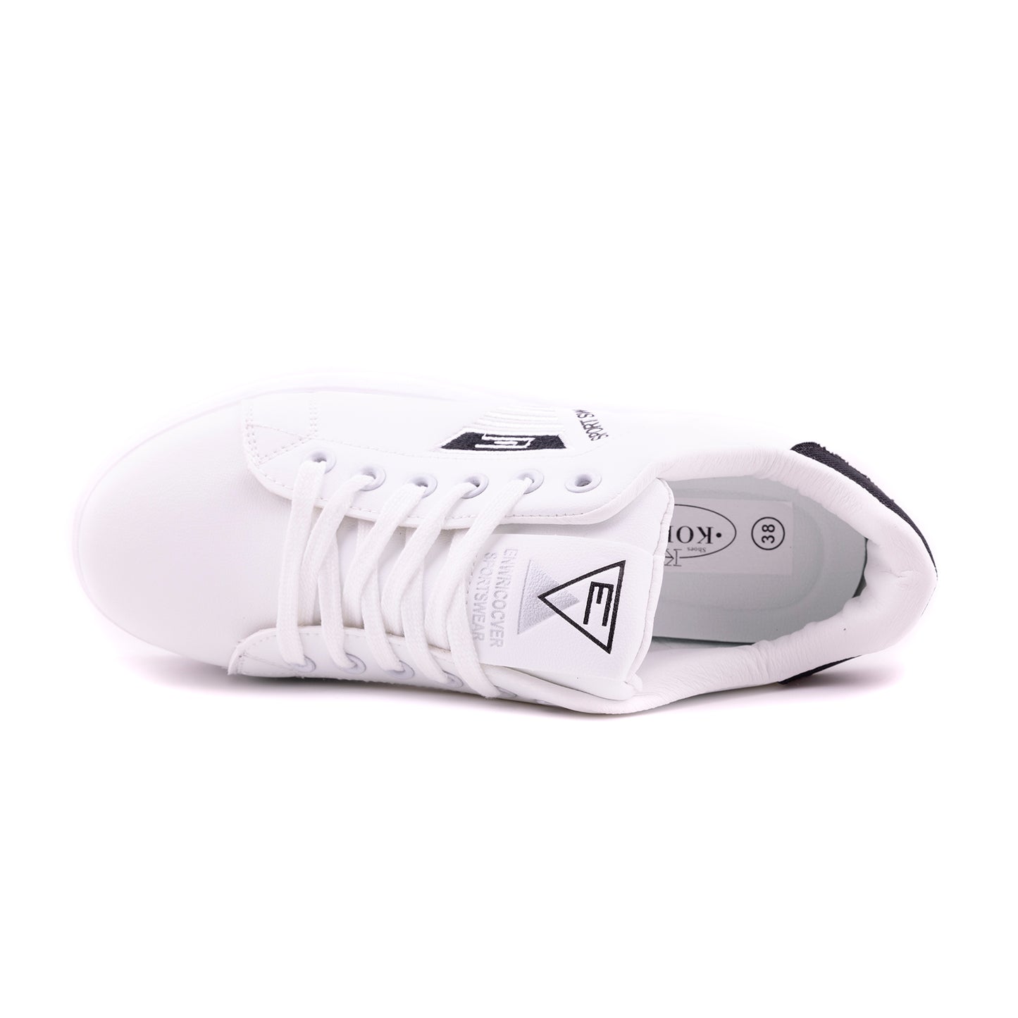 Women Sport Sneakers A-W 098, White Black