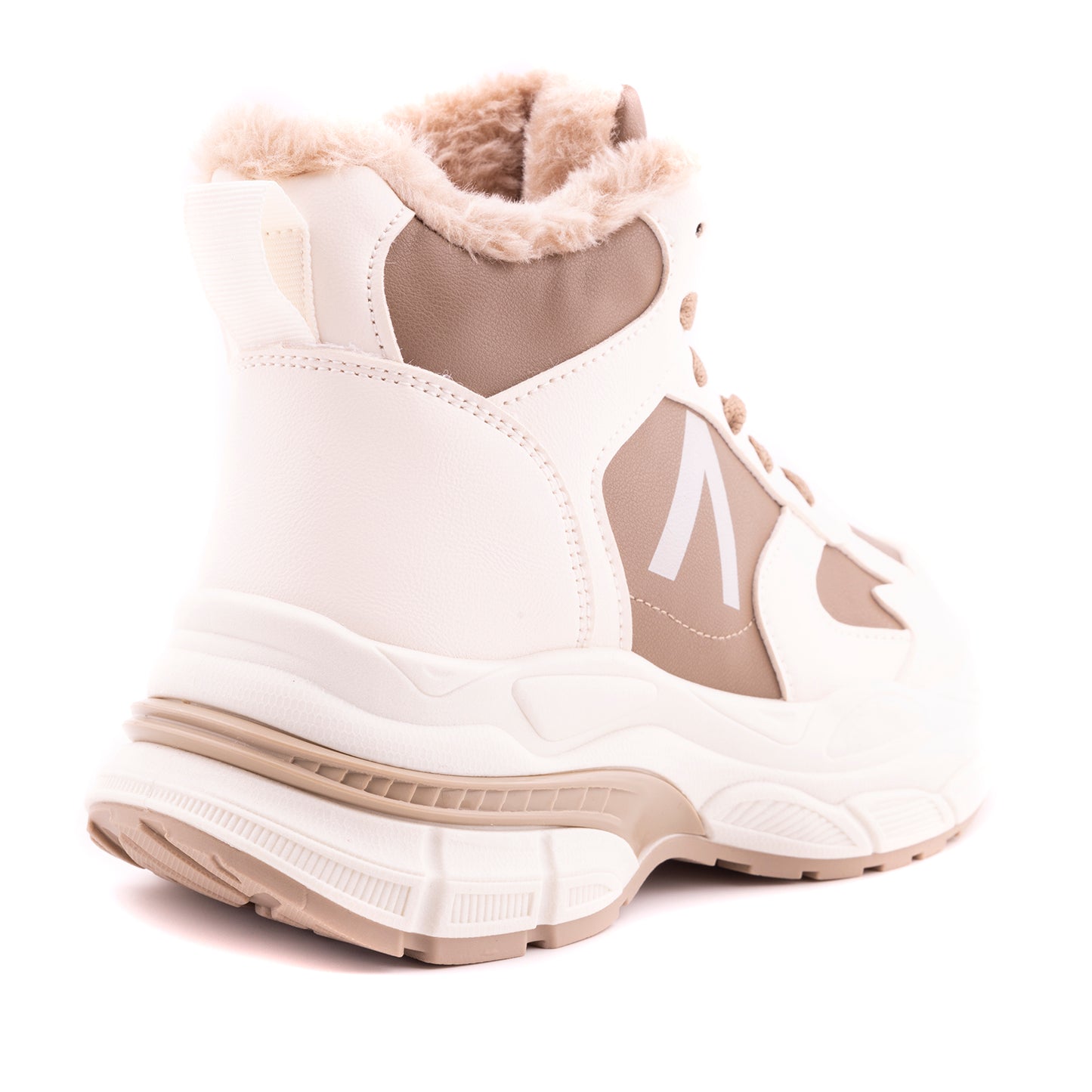 Women Winter Boots, Khaki Beige