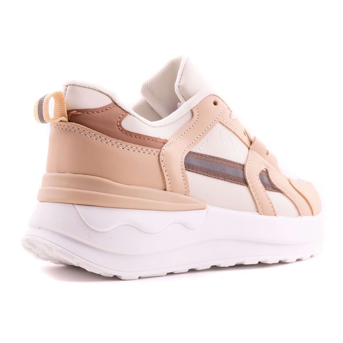 Women Sport Shoes, Beige Khaki