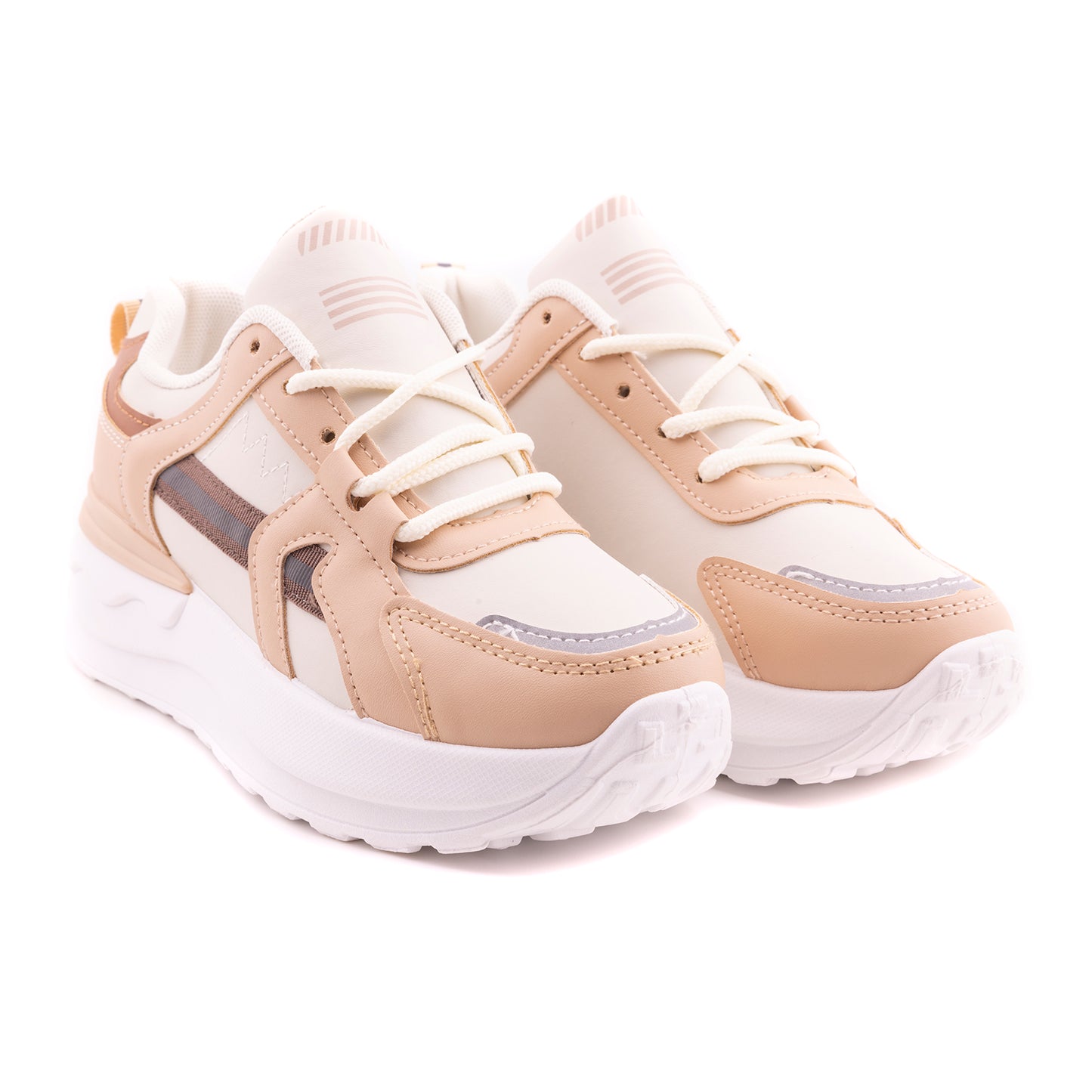 Women Sport Shoes, Beige Khaki