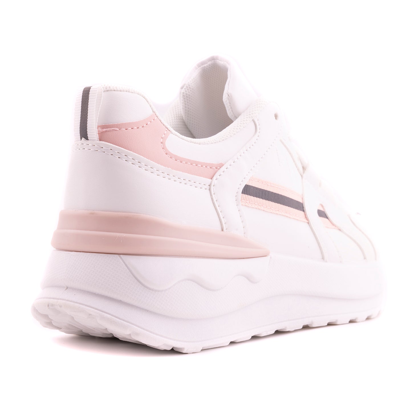 Women Sport Shoes, White Pink