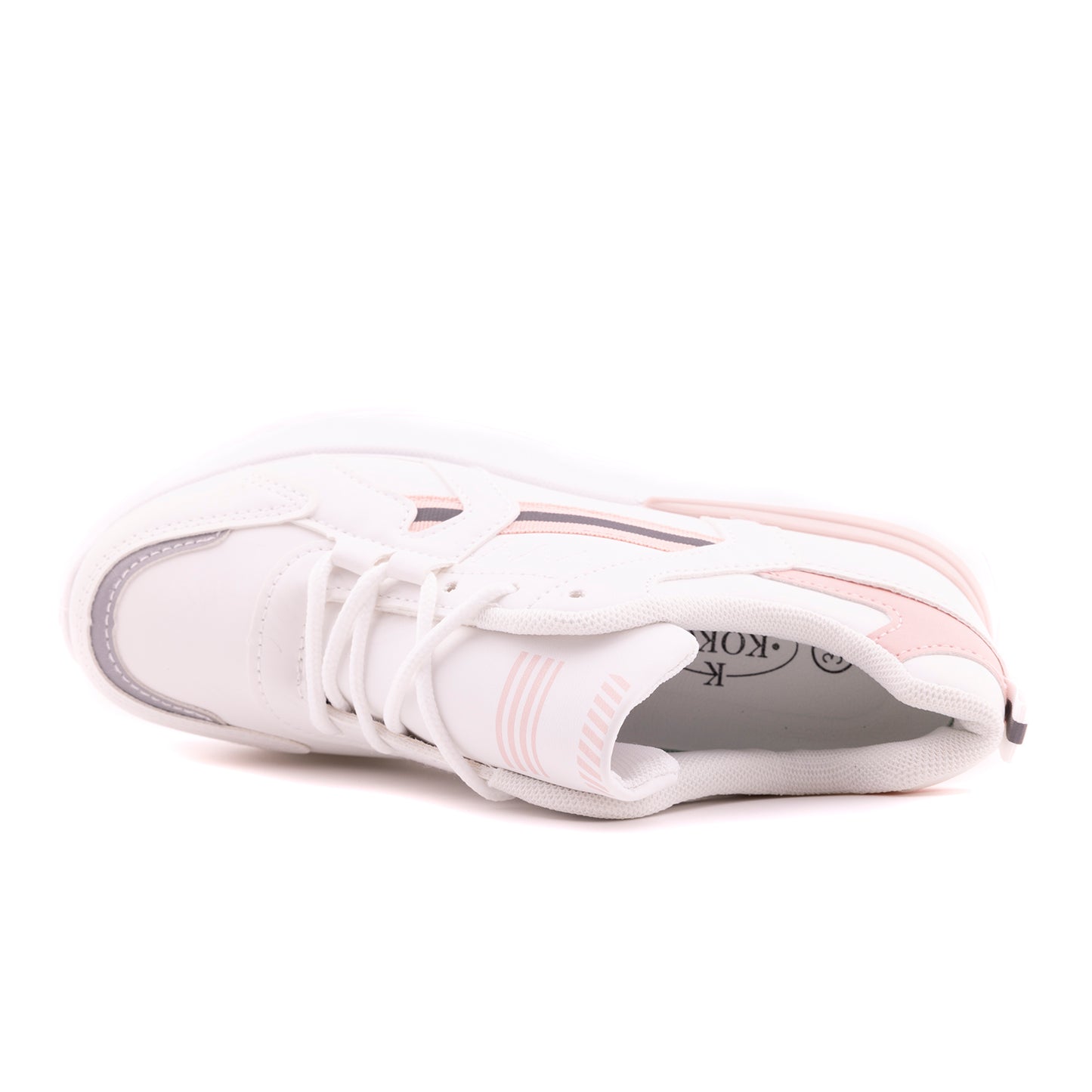 Women Sport Shoes, White Pink