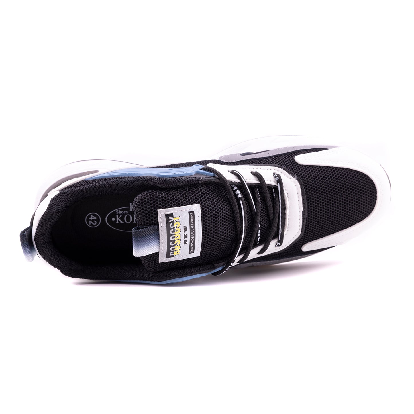 Men Sport Sneakers, A-M 103, Black