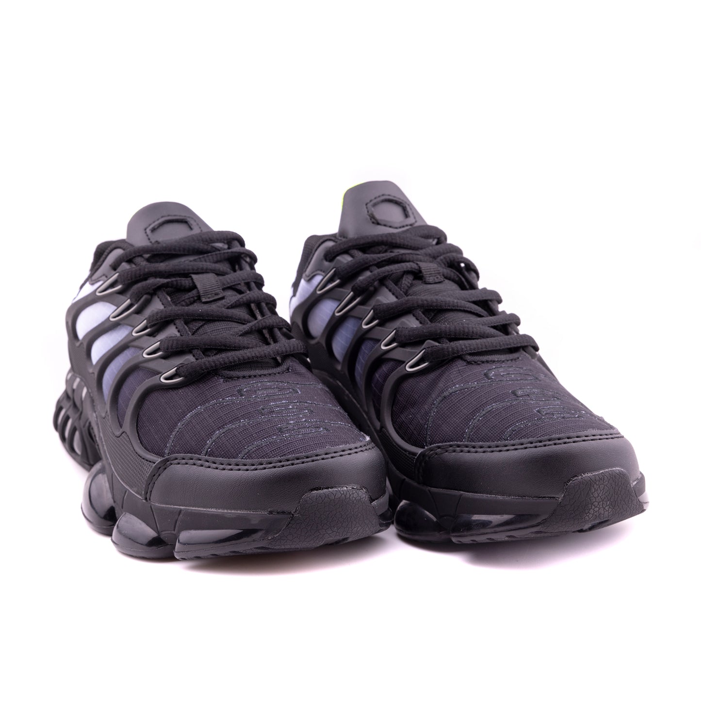 Men Sport Sneakers, A-M 108, Black White